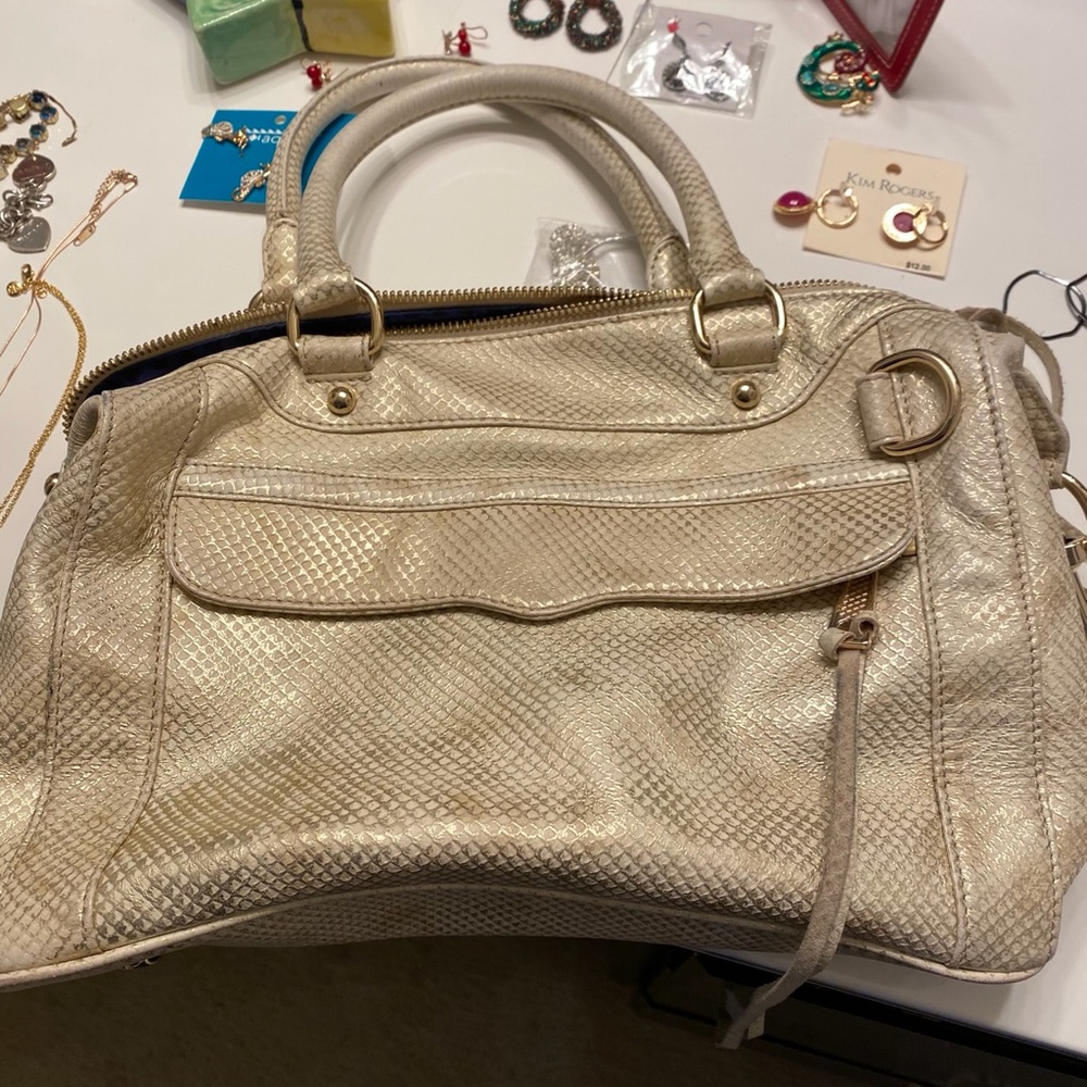 Rare gold Rebecca Minkoff satchel